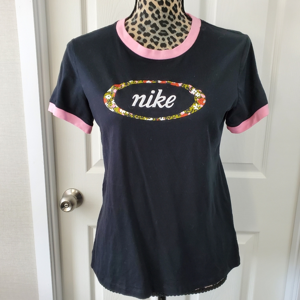 Nike Embroidered Floral Top